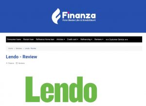 hva er Lendo Finanza, loan and broker review