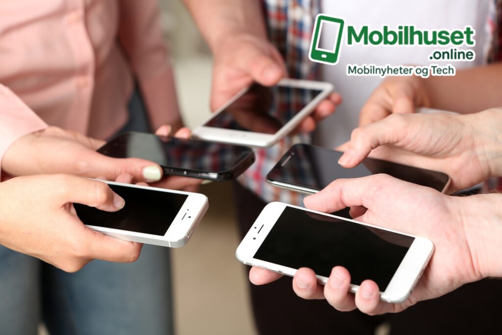 Detaljer om nesten ny mobil